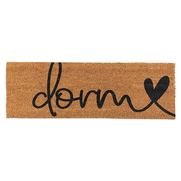 Charming Coir Door Mat with Black Script - Picture 1 of 2